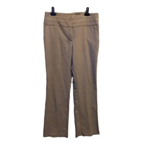Papaya | Pants & Jumpsuits | Papaya Womens Khaki Beige Pants Suit Work  Professional Dress Pants Size Medium | Poshmark